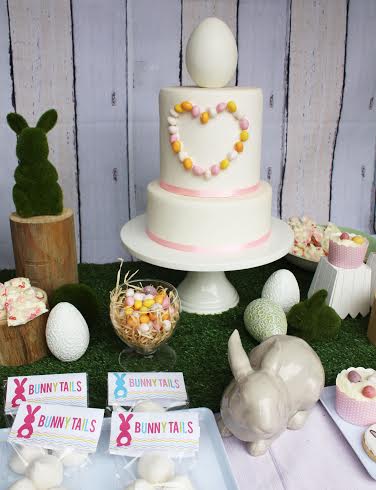 Easter cake party table by Trudy Nicholls - Cherry Cake