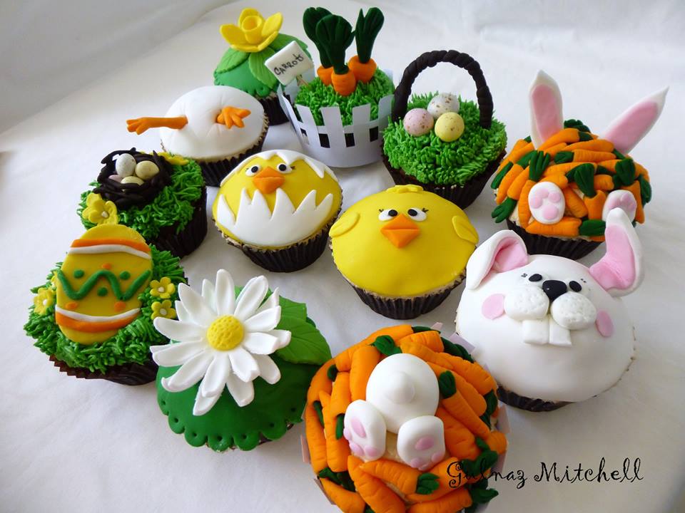 Easter cupcakes from Heavenlycakes4you by Gulnaz Mitchell