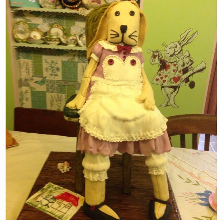 Easter bunny doll by Juliet Schofield - Edna & Ethel's Cake House