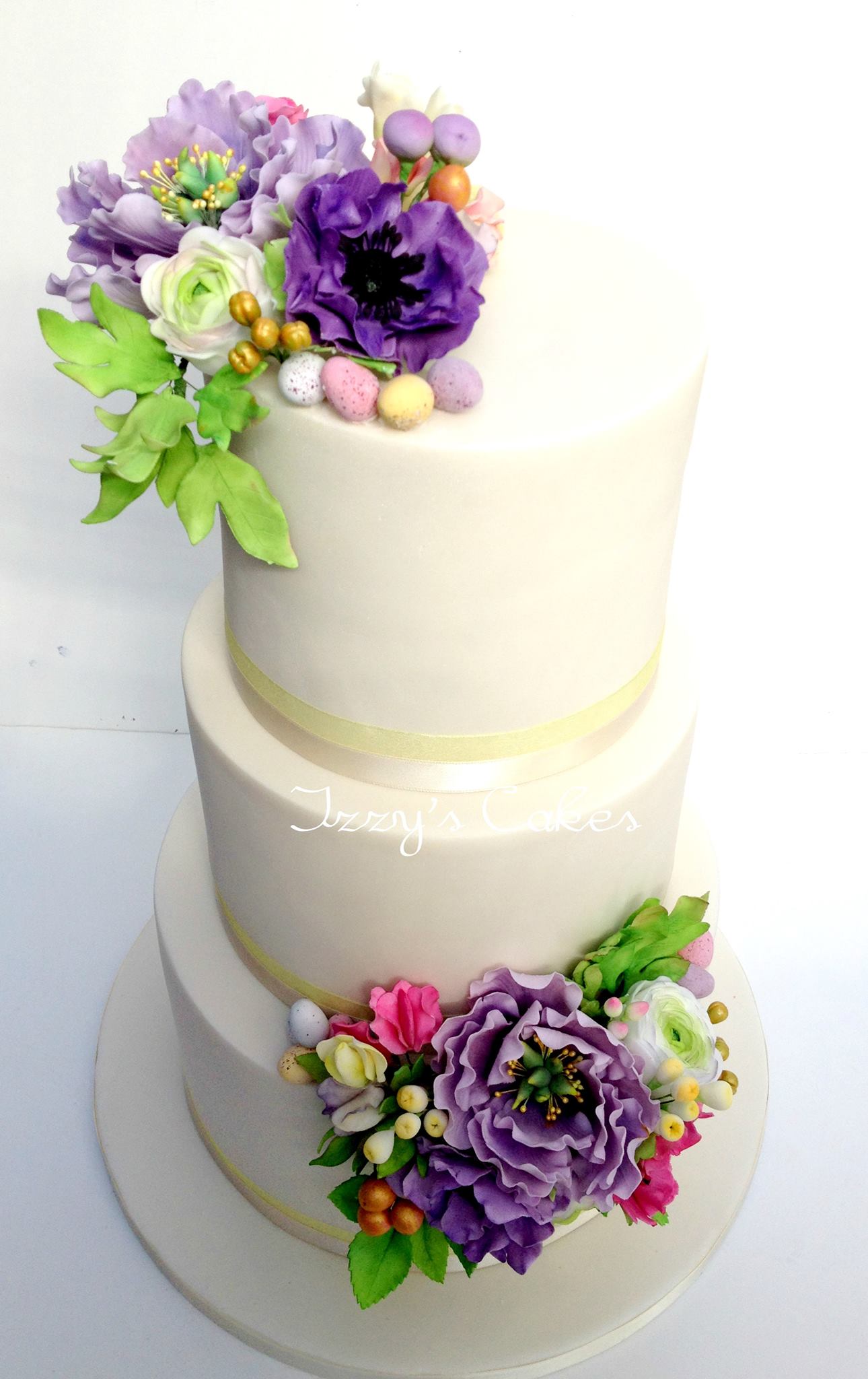 Easter wedding cake by Isabelle Payne - Isabelle's Cake Design
