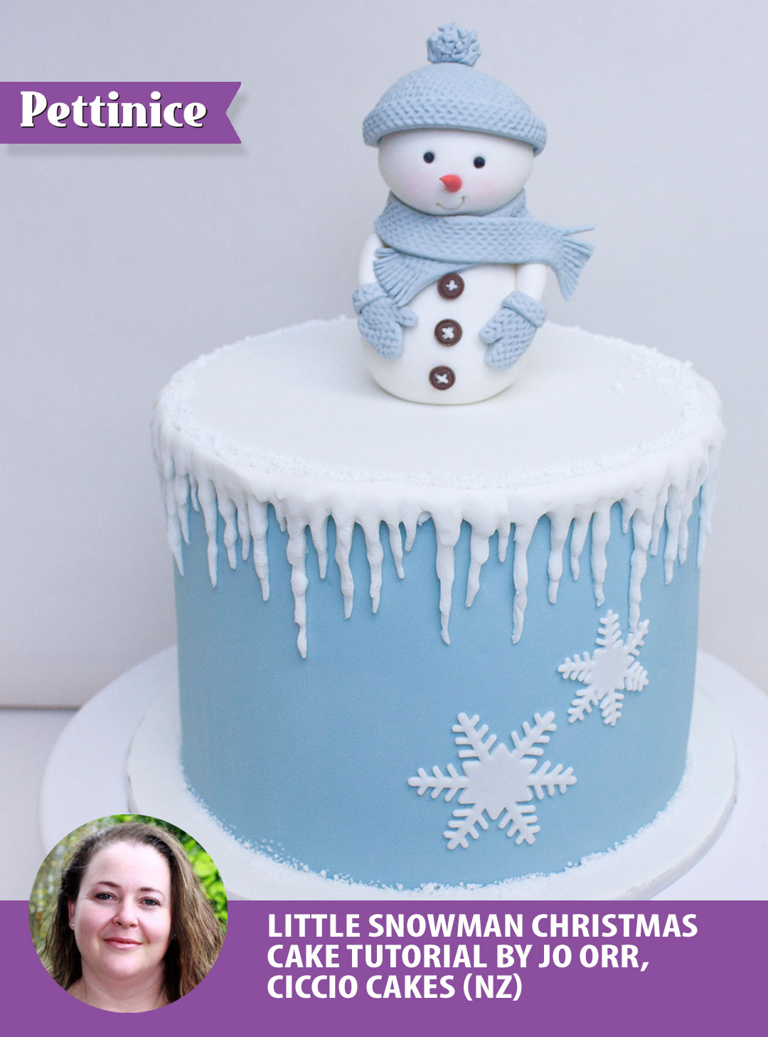 Snowman Cake Tutorial with Jo Orr
