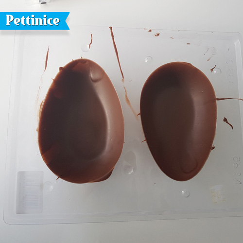 Melt your chocolate and use plastic casting mold to set.