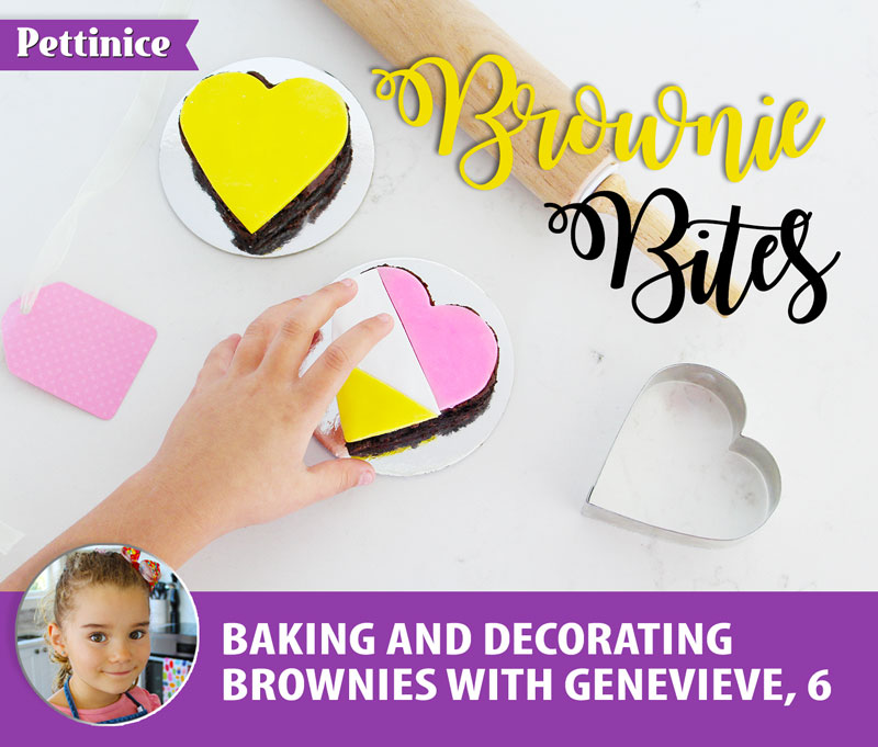 Bake and Decorate Brownies with Genevieve