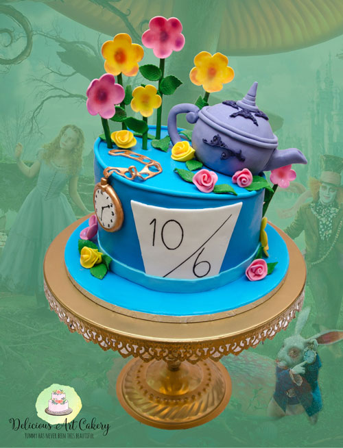 Alice in wonderland cake by Nadine Taylor-Stevens