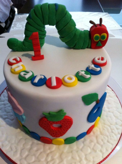 Hungry Caterpillar cake by Rene Schippers