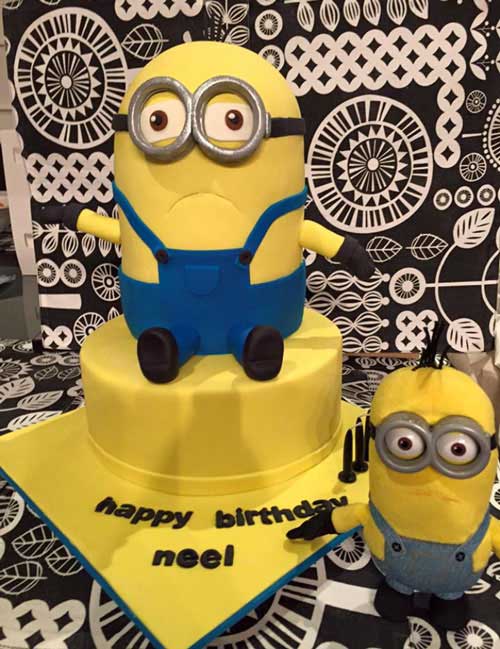 Minion cake by Rene Schippers