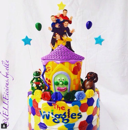 Wiggles theme cake by Elle West