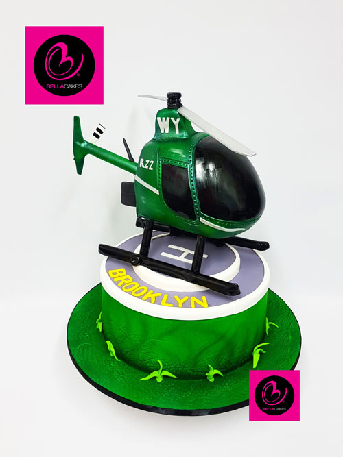 Helicopter cake by Kylie Gracie
