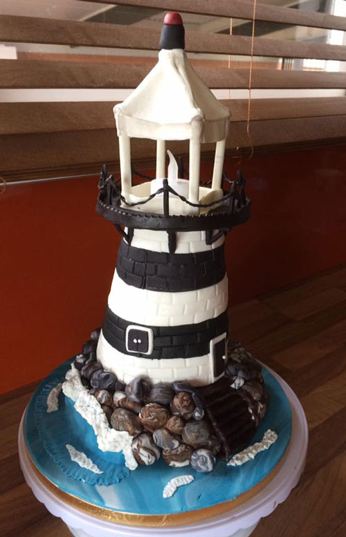 Lighthouse cake by Davarre Mckenzie
