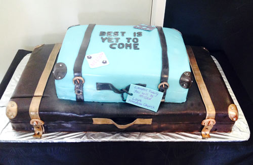 Suitcase cake by Anushka Eastham