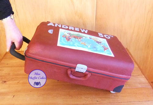Suitcase Cake by Miss Muffet Cakes