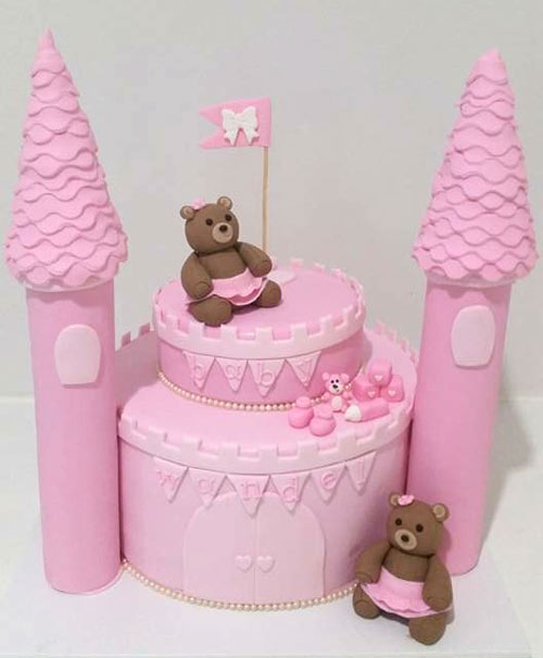 Baby shower castle by Courtney
