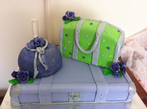 Handbag cakes by Jillian peck