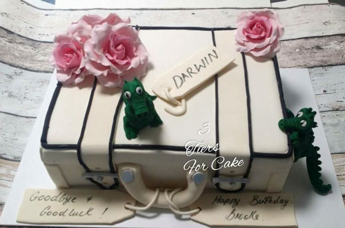 Luggage cake by 3 Tiers for Cake