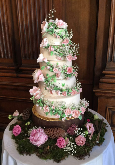 Wedding cake by Margaret Hughes
