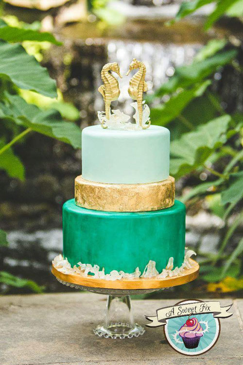 Wedding cake by Heather Nicole