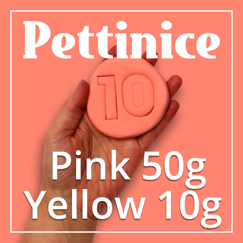 50g Pink + 10g of Yellow Pettinice