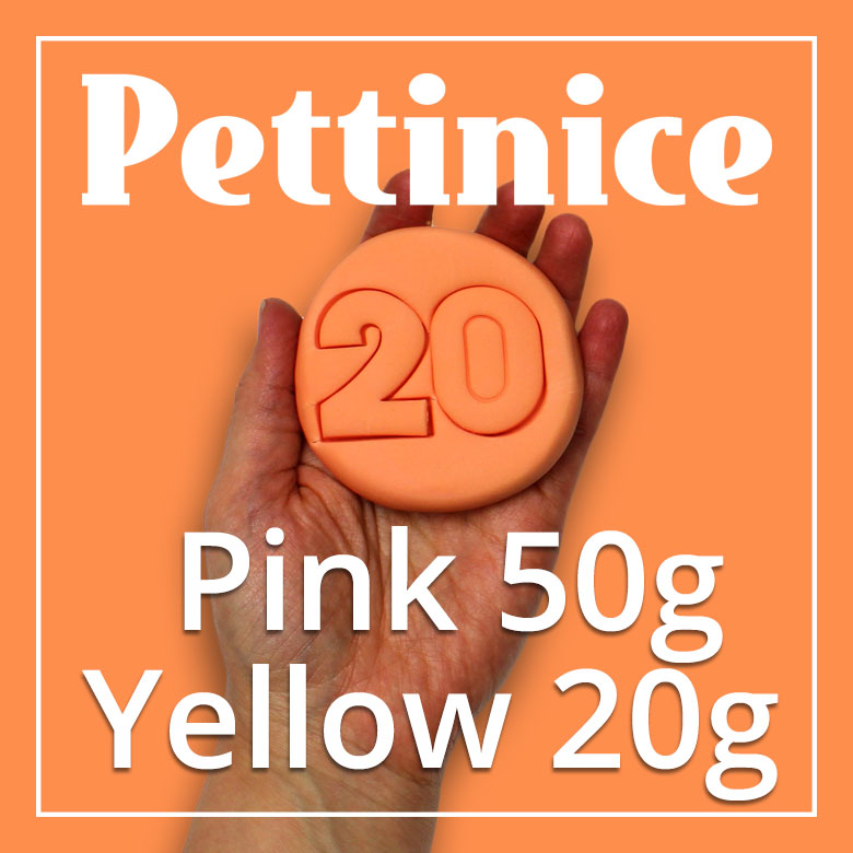 50g Pink + 20g of Yellow Pettinice