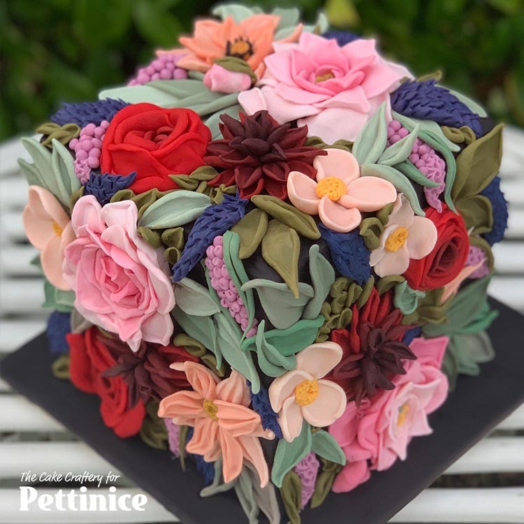 Create this fun floral cake with Tracey van Lent