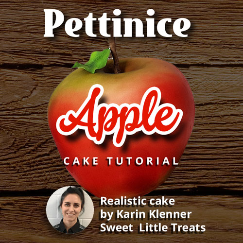 Realistic apple cake tutorial 