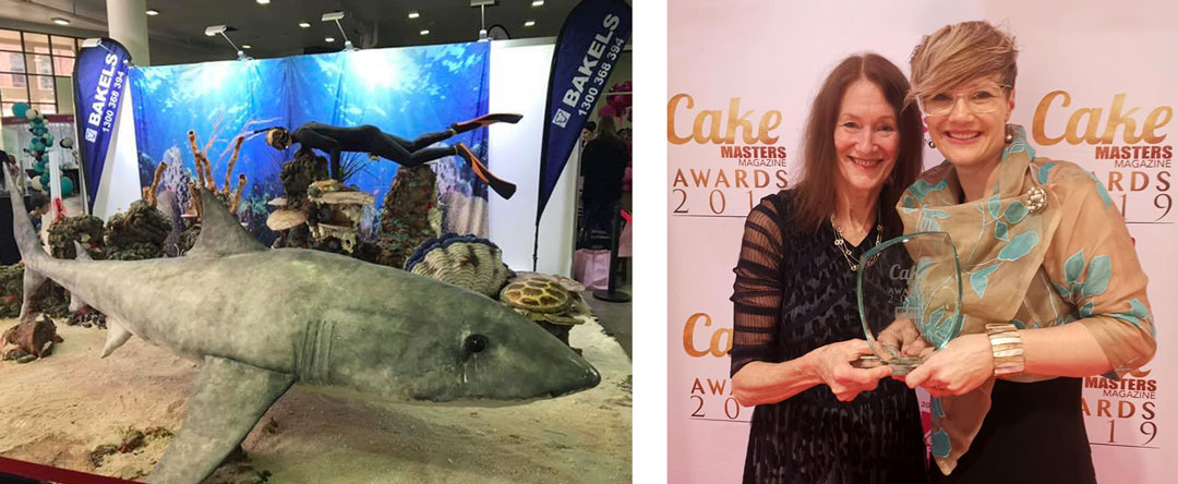 Dot Klerck and Margie Carter take home the Cake Masters Cake showpiece winner of the of the year 2019.