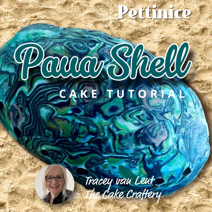 How to make a fondant paua shell finish