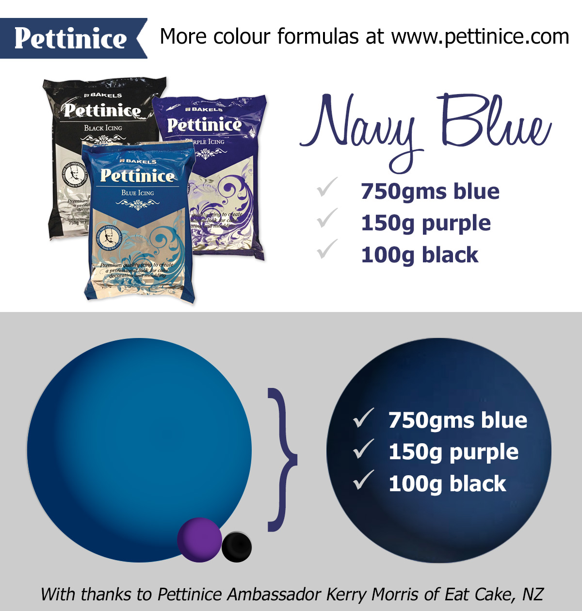 Royal Blue Colour Formula