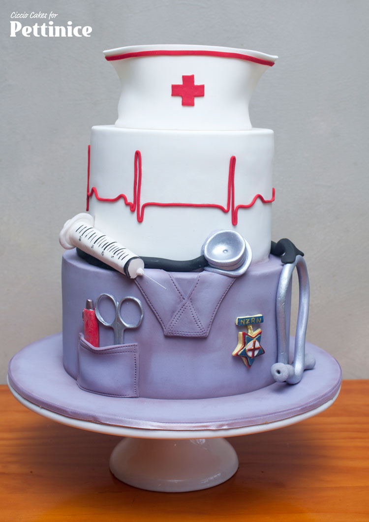 Nurse Graduation Cake - Da Cakes Houston