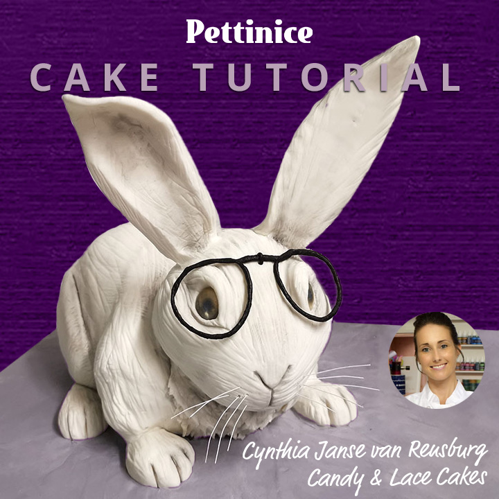 How to make a 3D bunny cake