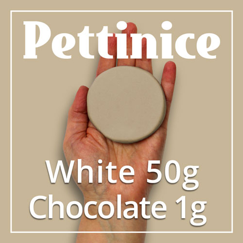 White 50g / Chocolate 1g
