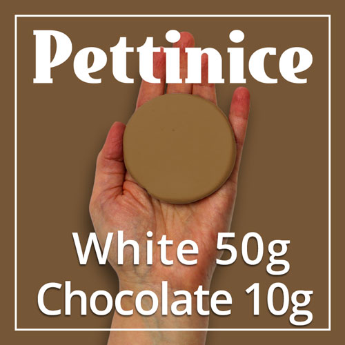 White 50g / Chocolate 10g