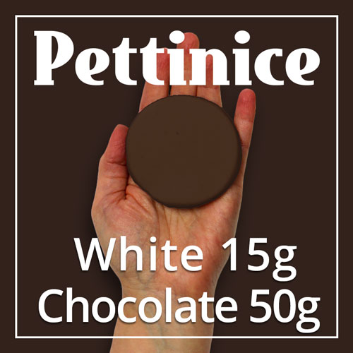 White 15g / Chocolate 50g